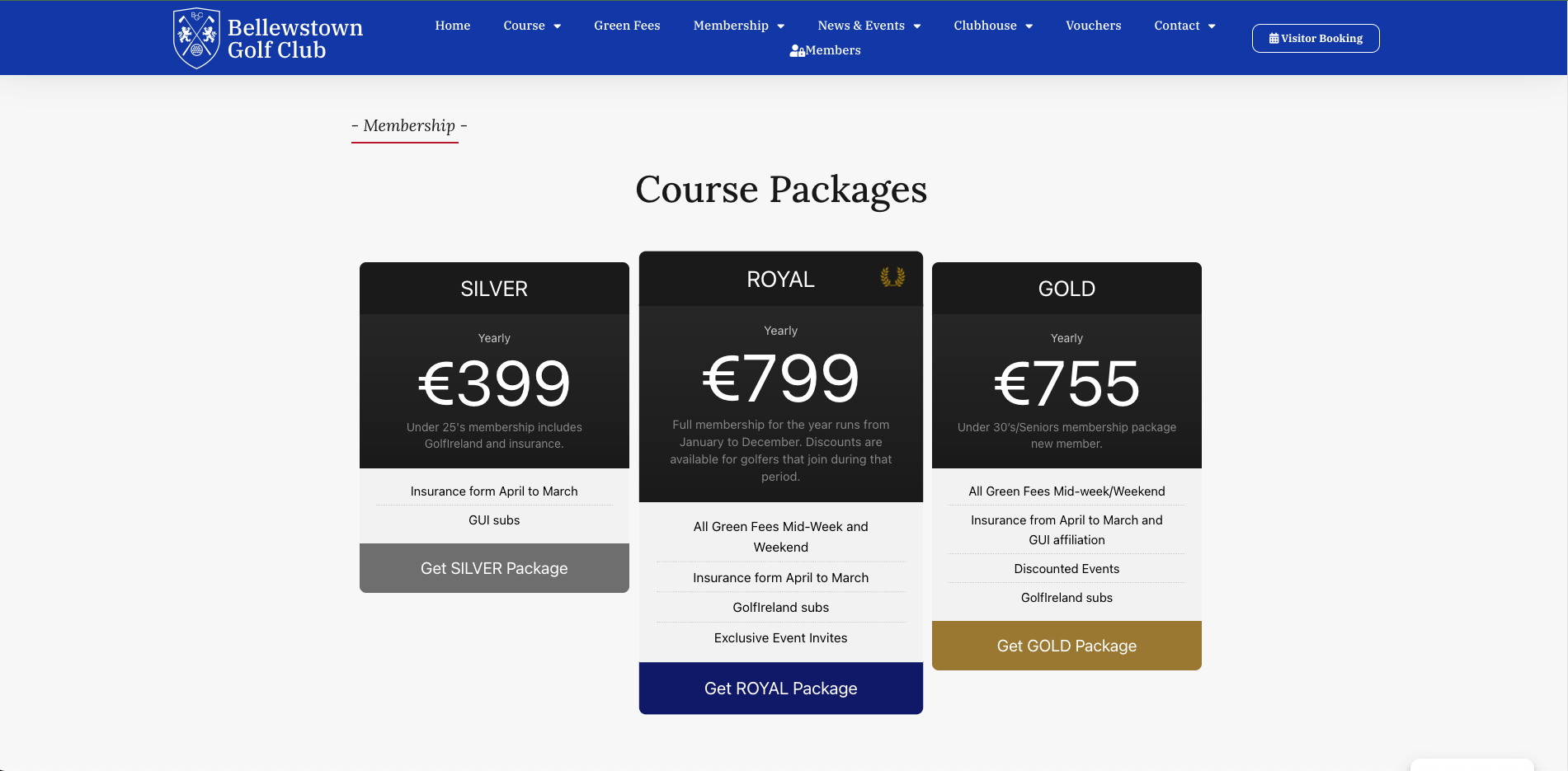 Bellewstown Golf Club Website - Gallery image 4