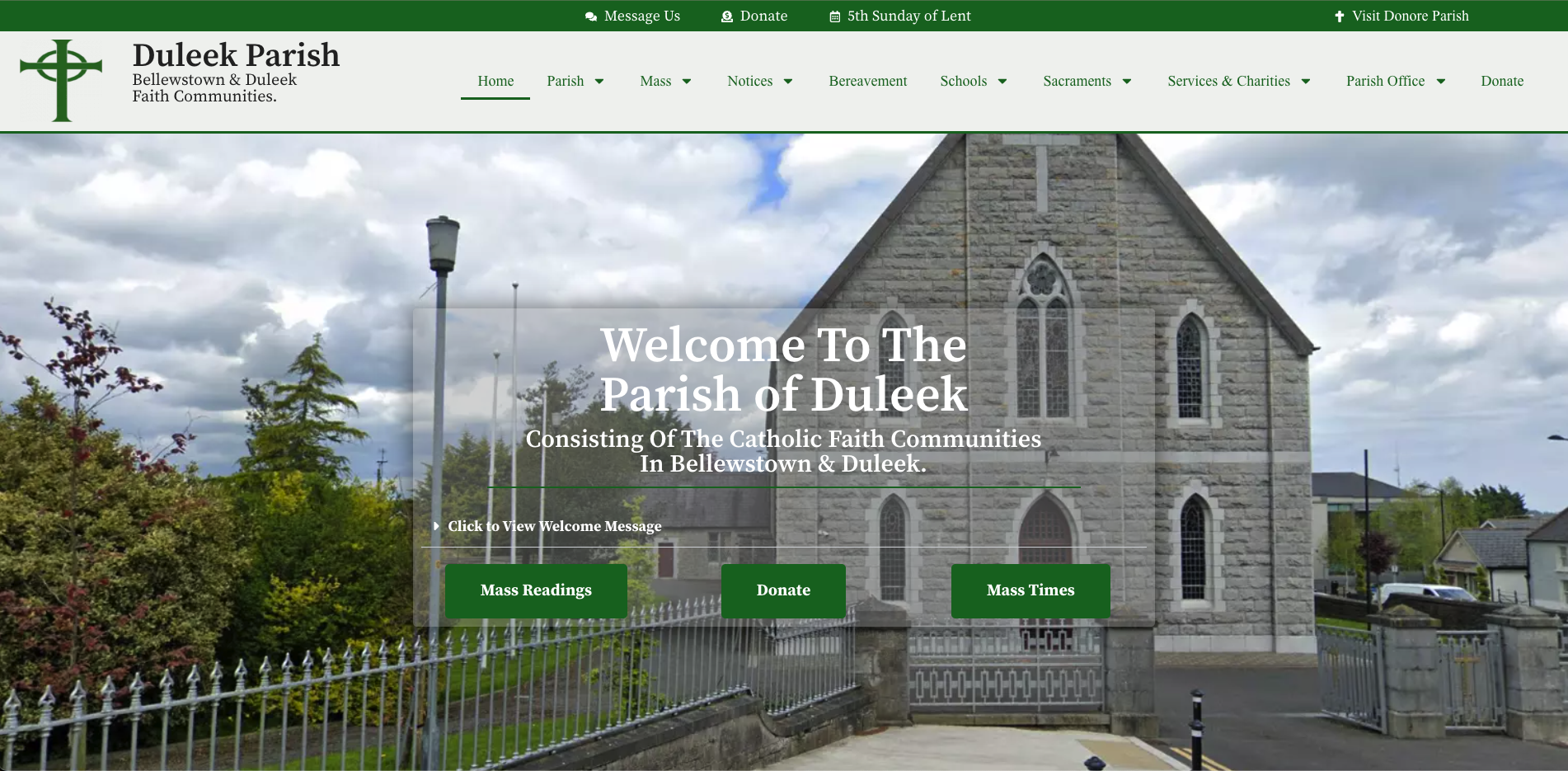 Duleek-Bellewstown Parish Website project thumbnail