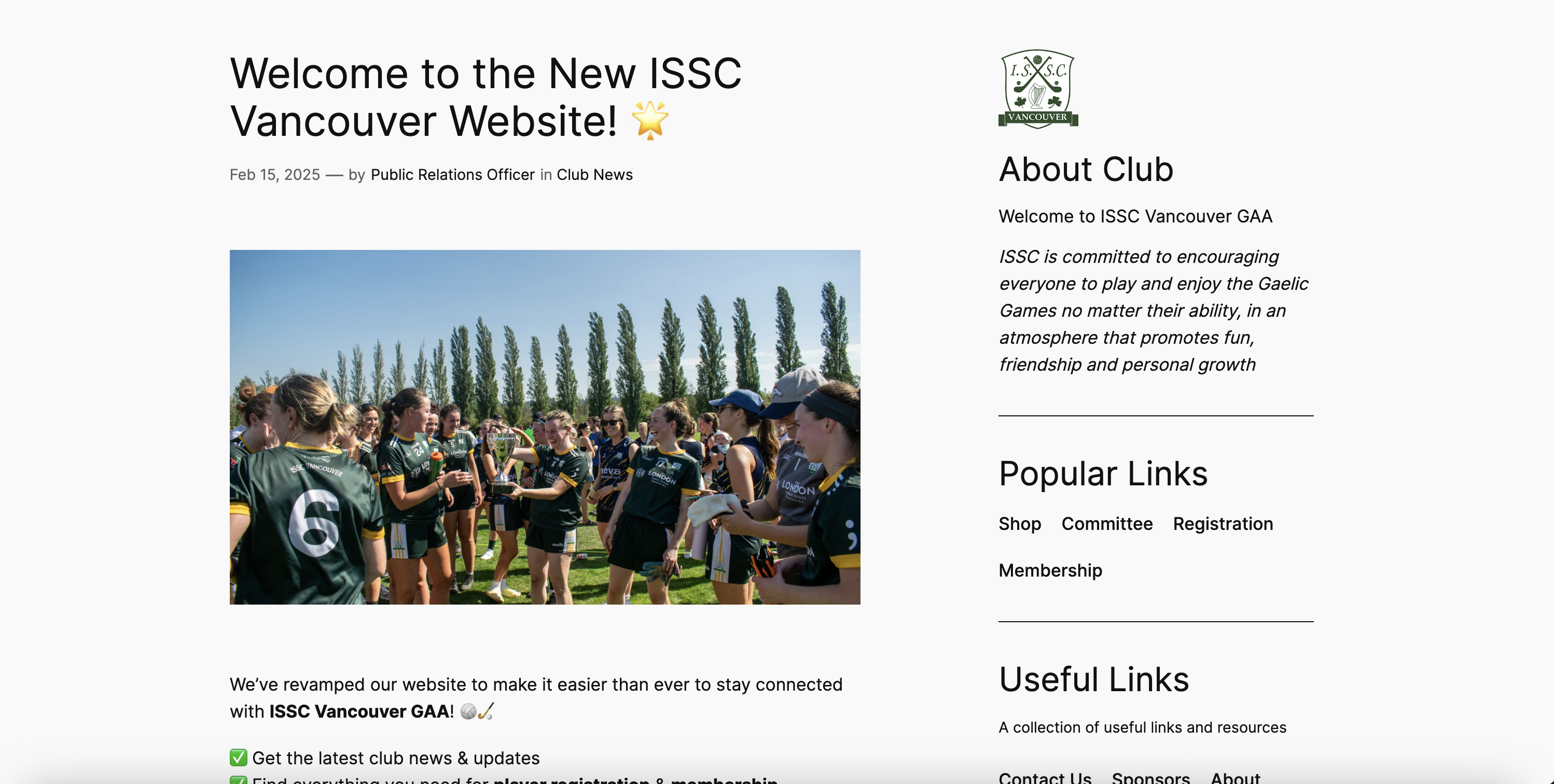 ISSC Vancouver GAA Club - Gallery image 4