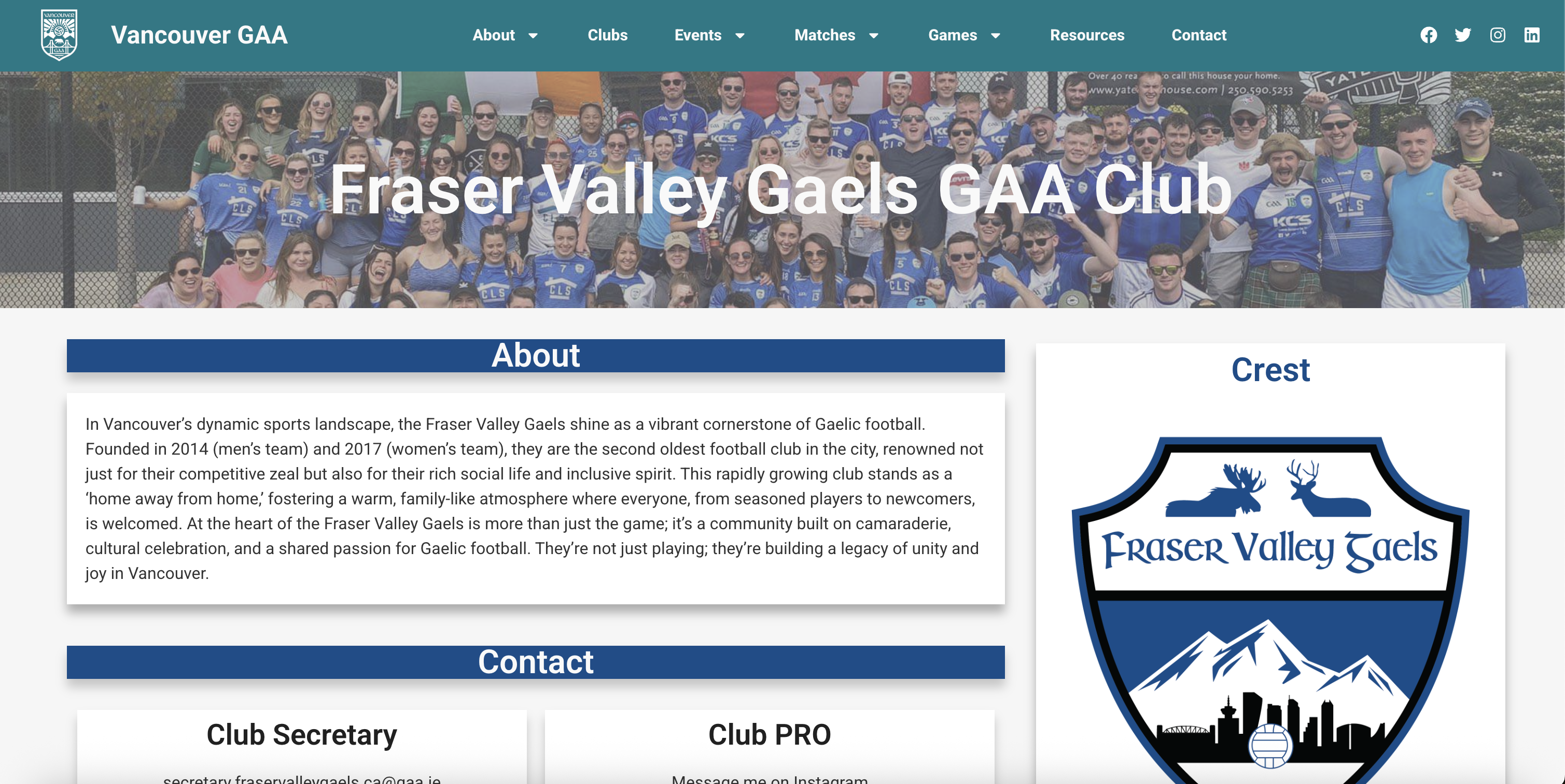 Vancouver GAA Website - Gallery image 3